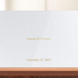 Custom Metallic Foil Cover VideoBook